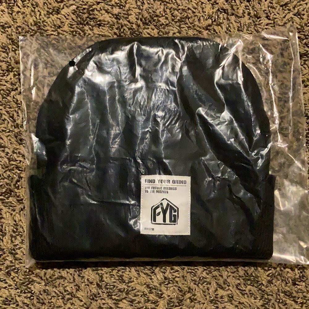 Brand new black beanie